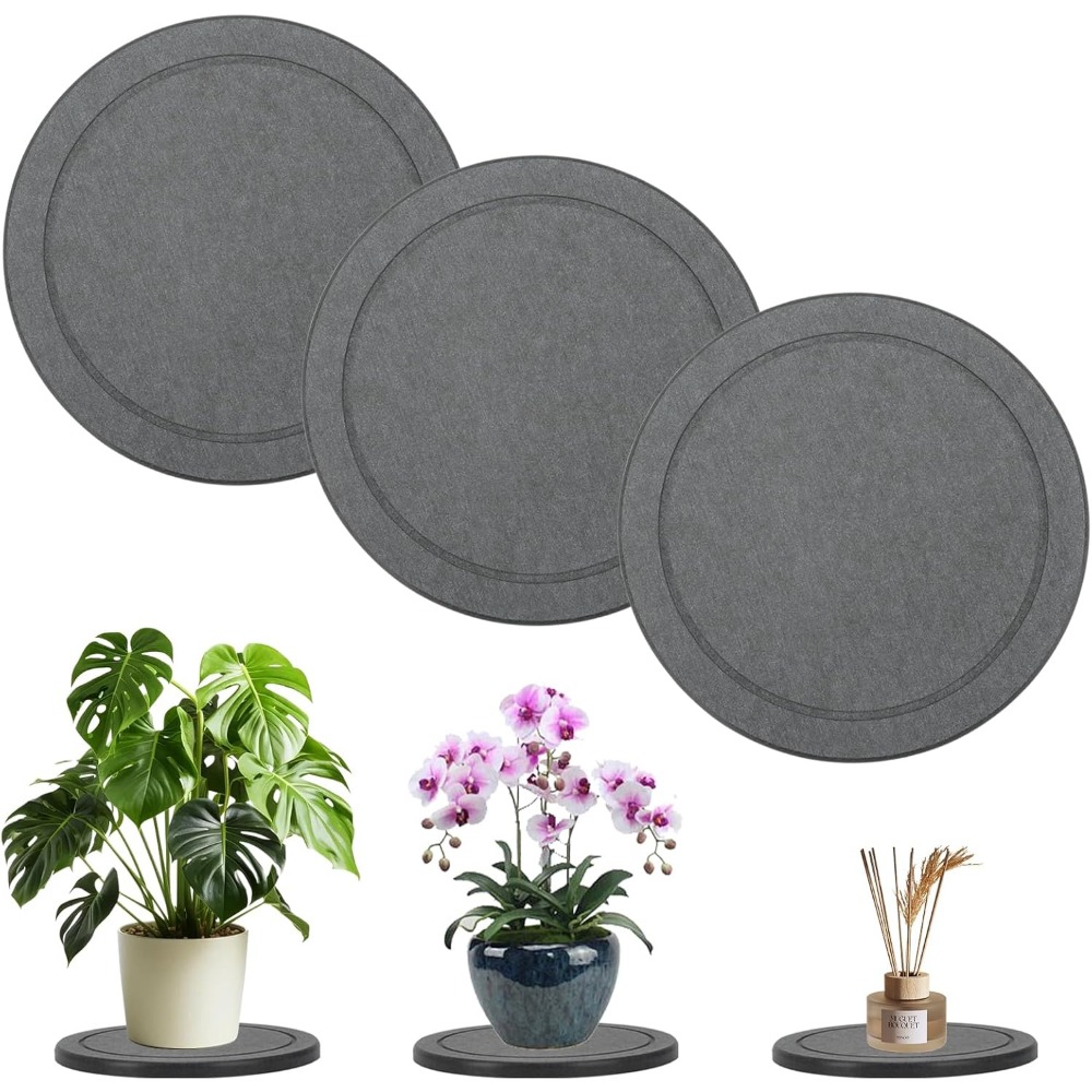 3Pcs/Set Diatomaceous Earth Pl - Drip Tray Saucer review and price