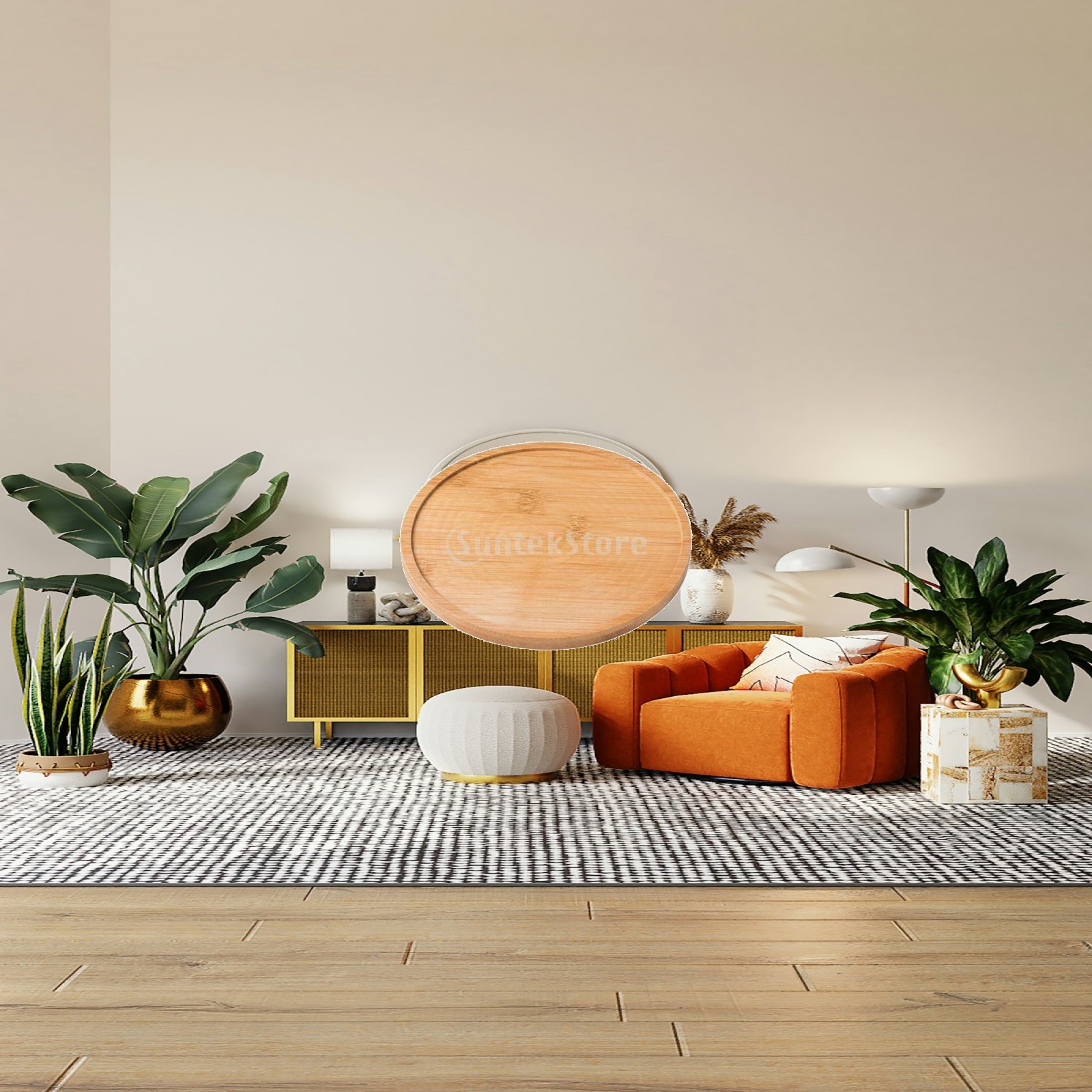 Industrial Tray Bamboo Plant S - Drip Tray Saucer review and price