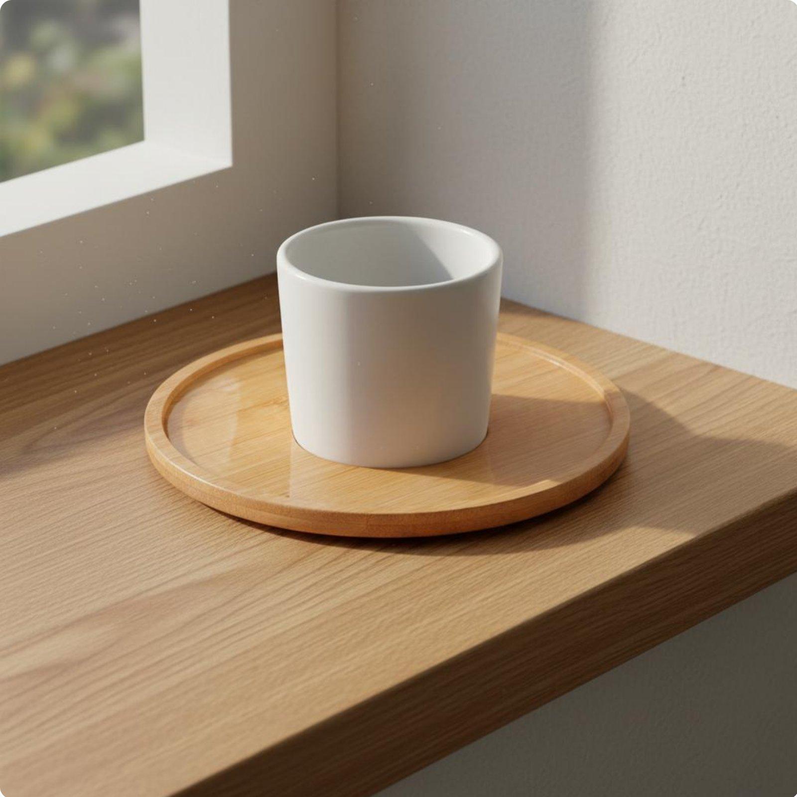 Industrial Tray Bamboo Plant S - Drip Tray Saucer review and price