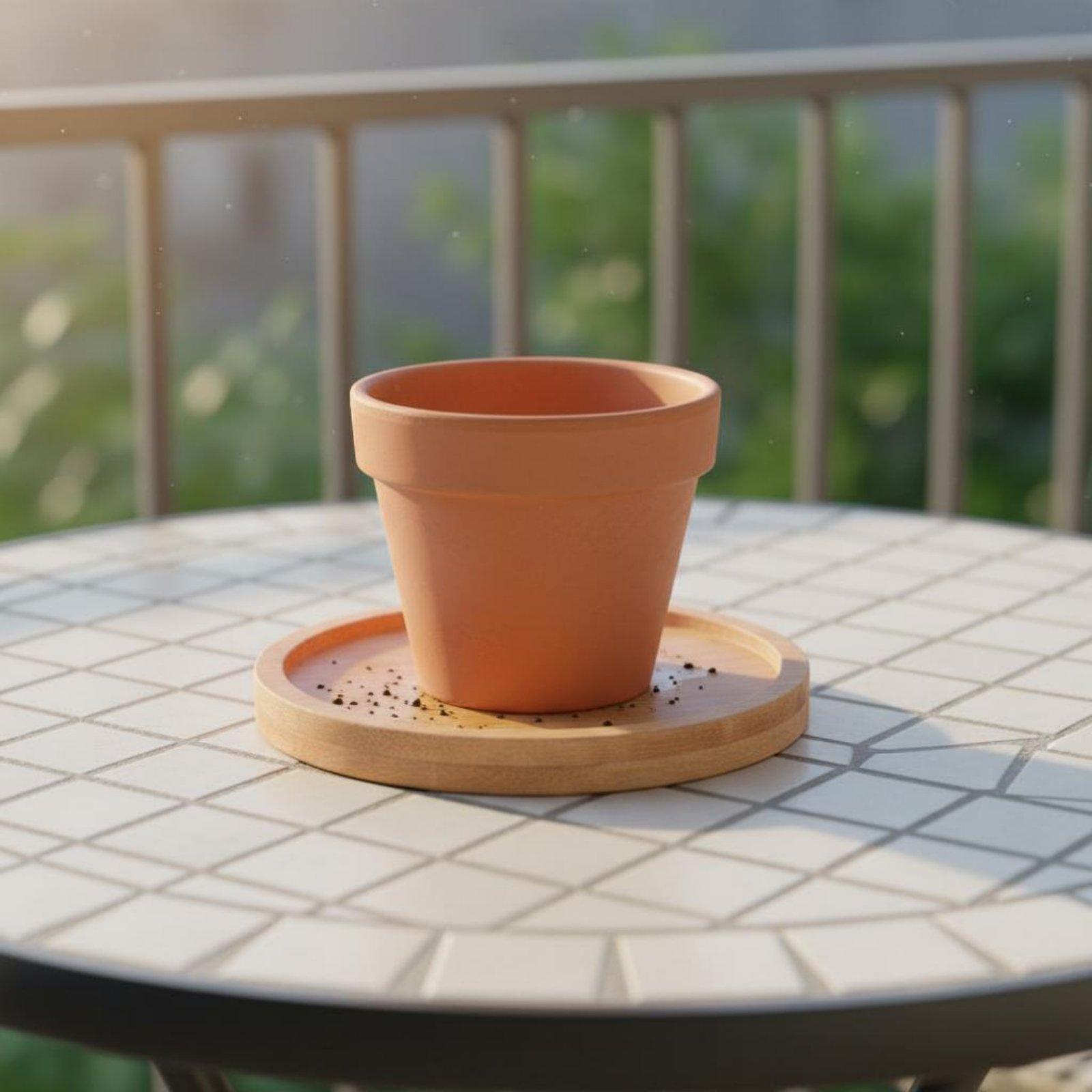 Industrial Tray Bamboo Plant S - Drip Tray Saucer review and price