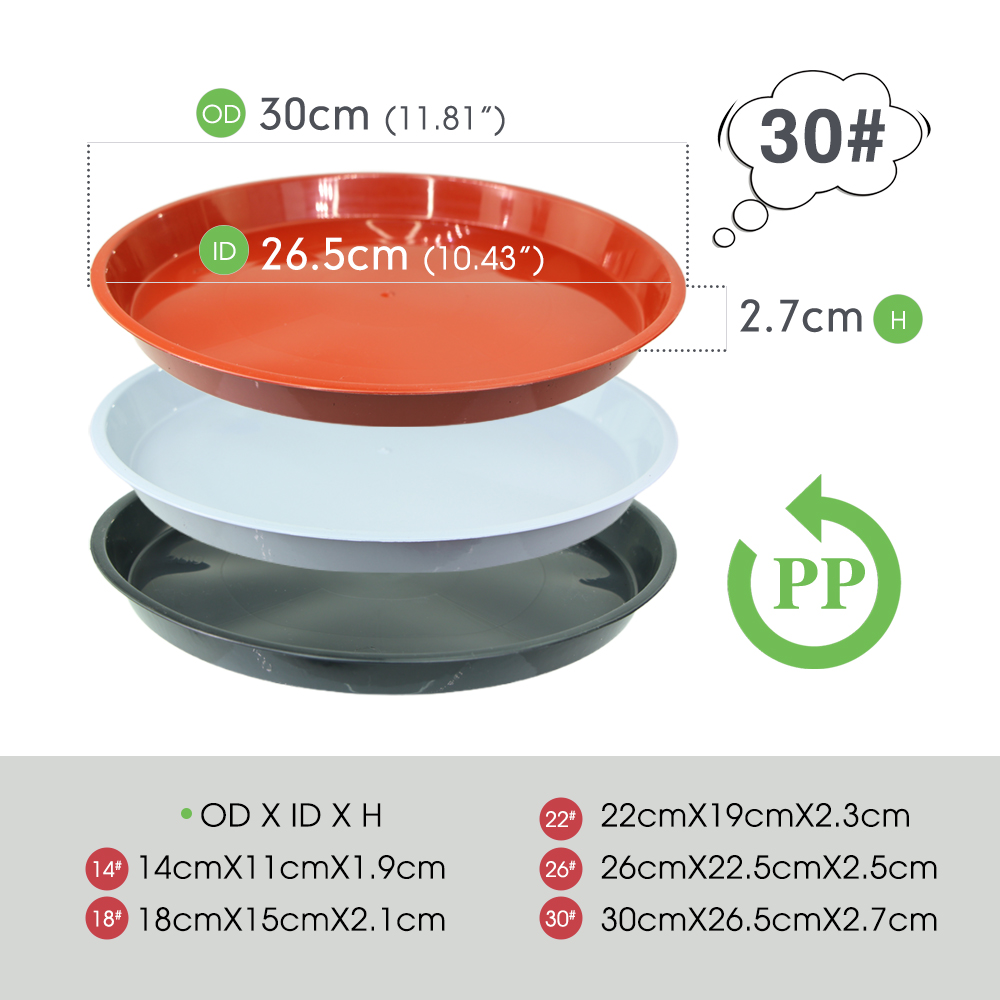 3-5PC Durable Plastic Plant Sa - Drip Tray Saucer review and price