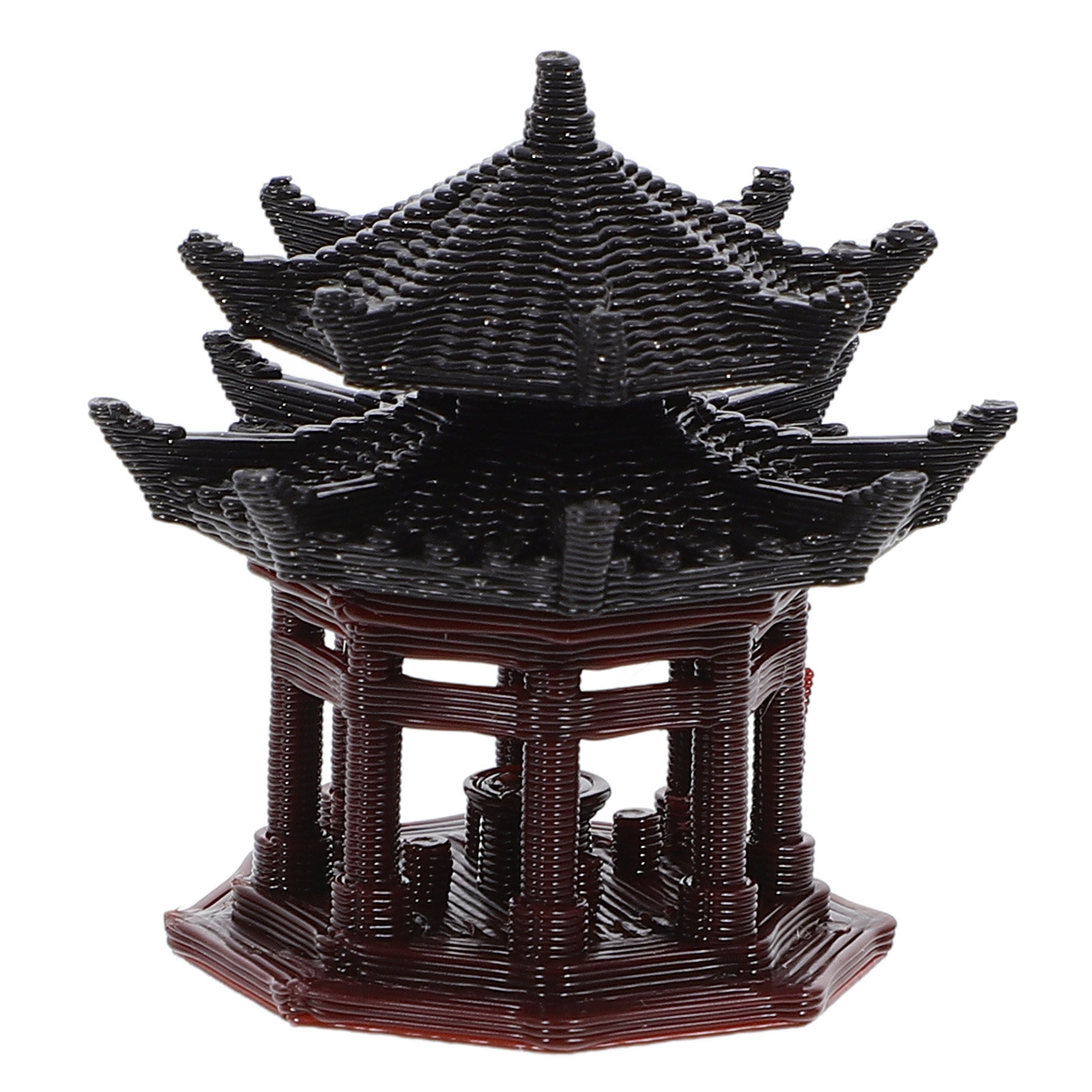 Mini Plastic Pavilion Statue O - Bonsai Garden Landscape Design review and price