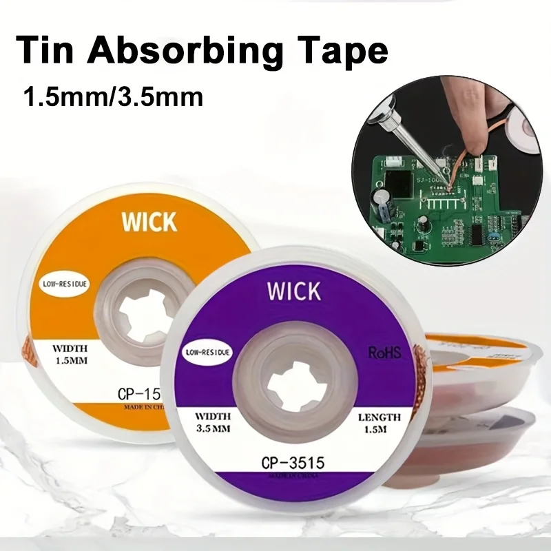 1.5m Desoldering Braid Tape Co - Copper Wire Roll review and price