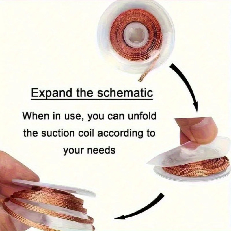 1.5m Desoldering Braid Tape Co - Copper Wire Roll review and price