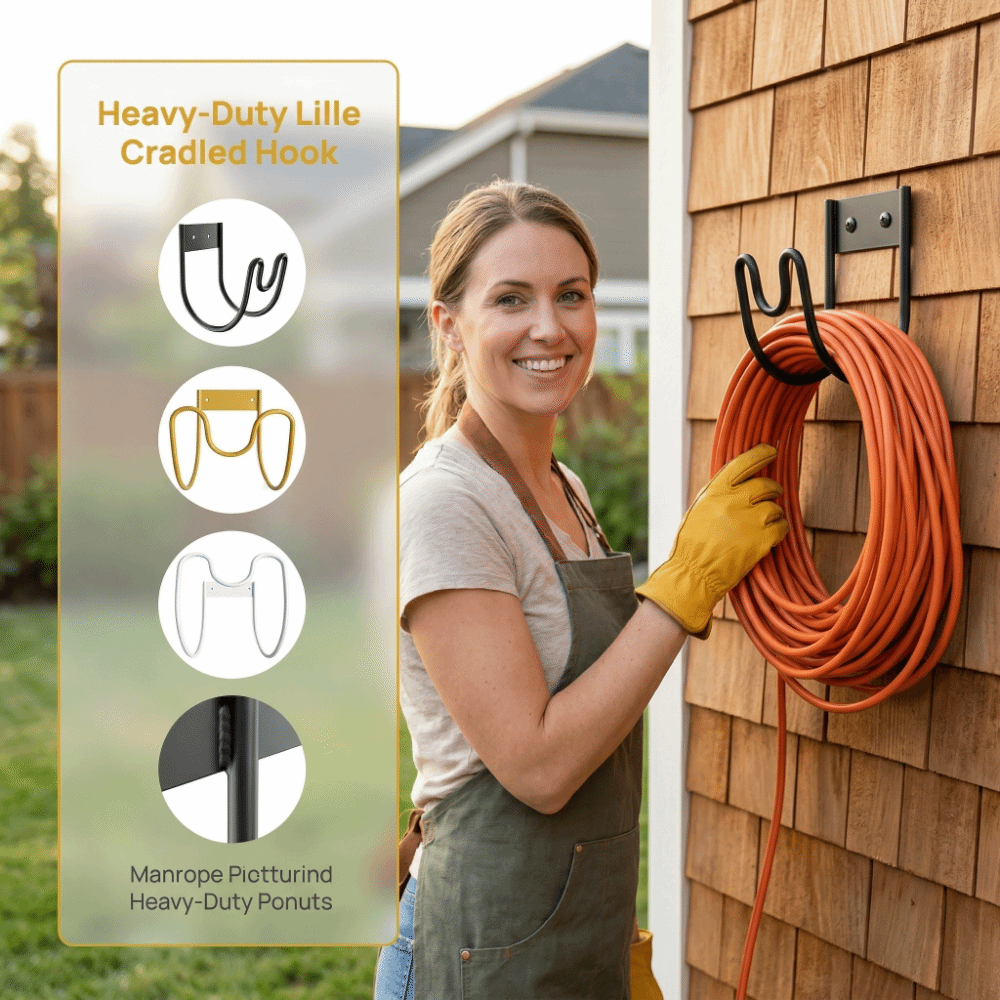 Rust Proof Garden Hose Holder  - Gardena Hose Flex review and price