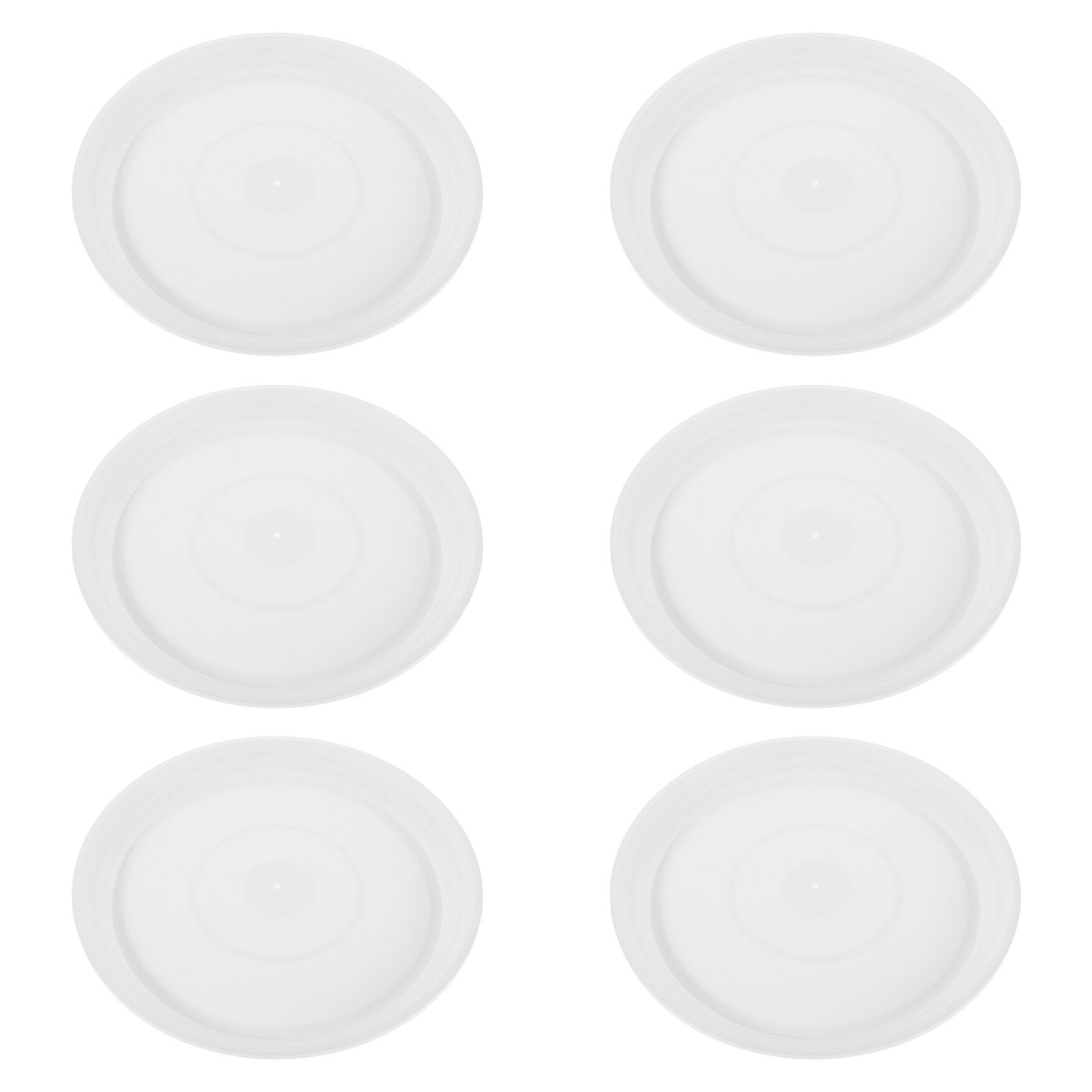 6Pcs 10.61 Inch Round Plastic  - Drip Tray Saucer review and price