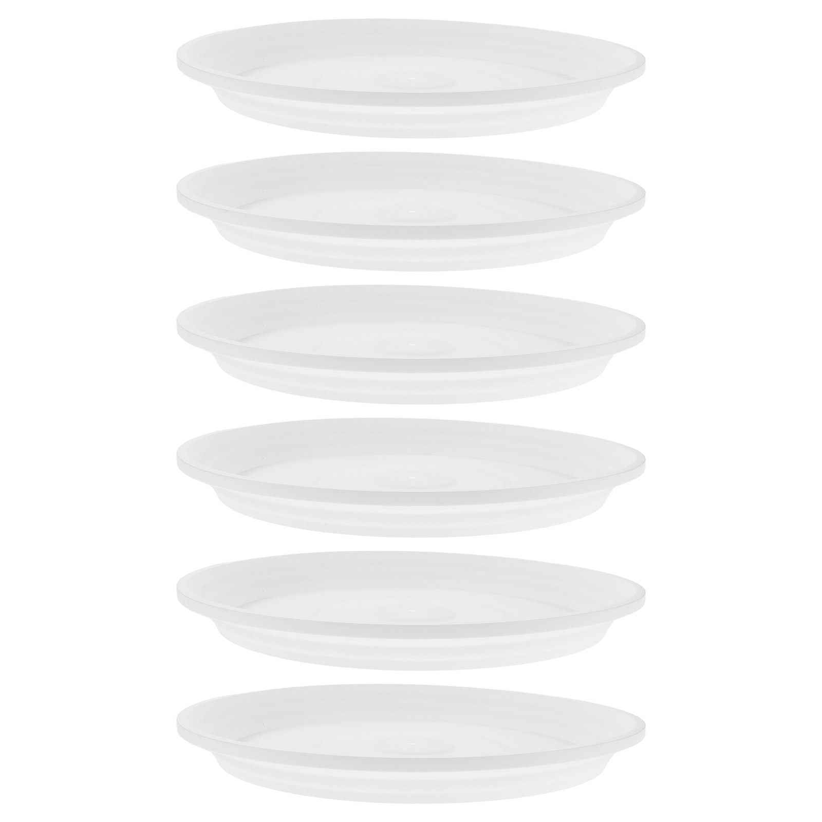6Pcs 10.61 Inch Round Plastic  - Drip Tray Saucer review and price